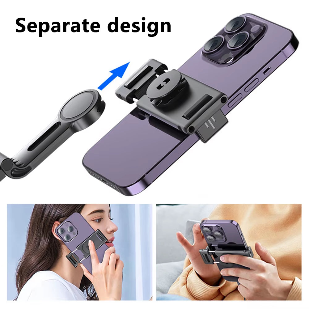 Auto Tracking Smart Robotic Cameraman with 360-Degree Face Recognition, AI Shooting, Selfie Stick, and Gimbal Stabilizer for Vlogging and Live Streaming